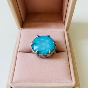 Judith Ripka Sterling + Stone Ring | Sz: 8